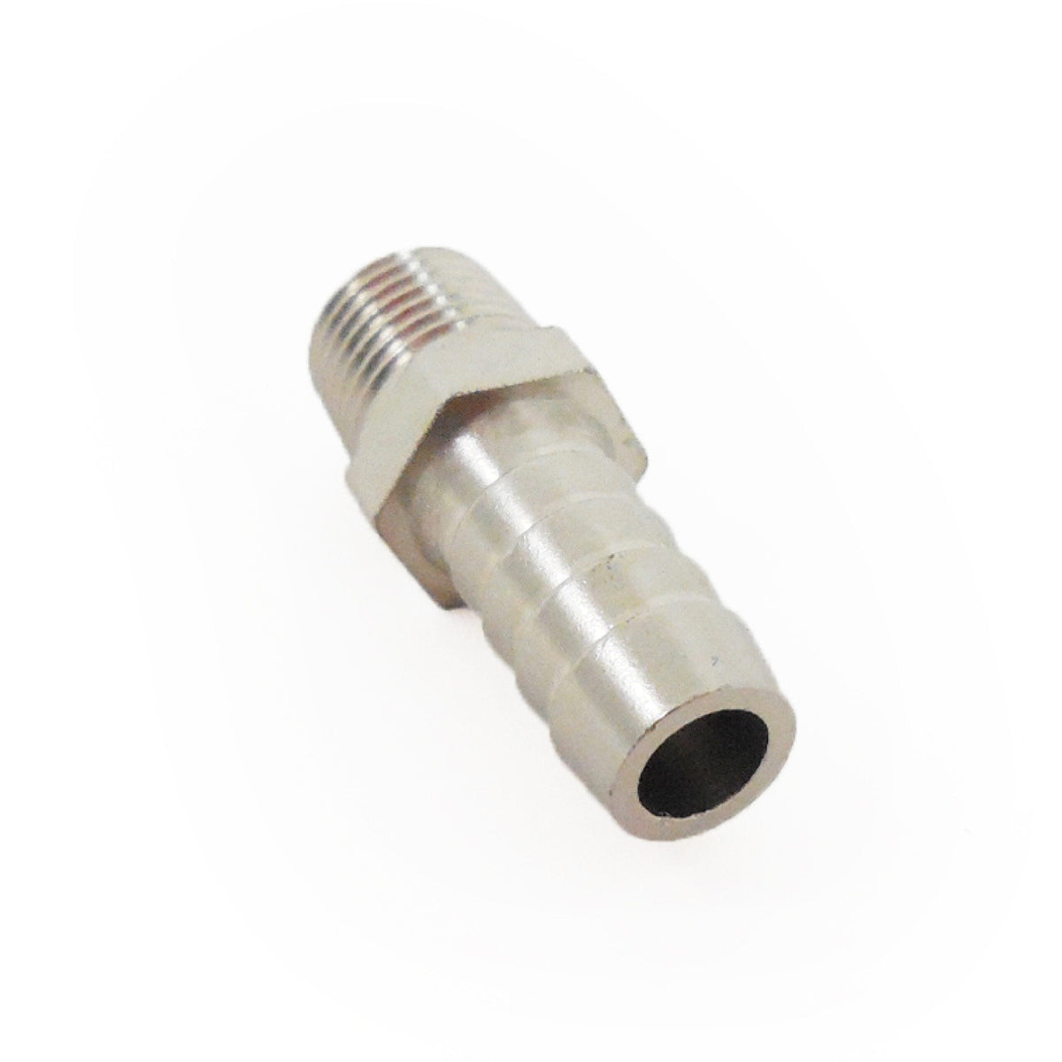 Racing Power Company R4544 Alum fitting (1/4 inch)male-with (3/8 inch)hose barb