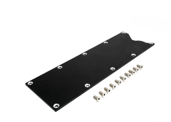 Racing Power Company R5310BK Billet Aluminum Valley Cover Plate