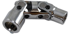 Racing Power Company R5639 3/4 inch ROUND DOUBLE U JOINT 1 inchDD CHROME