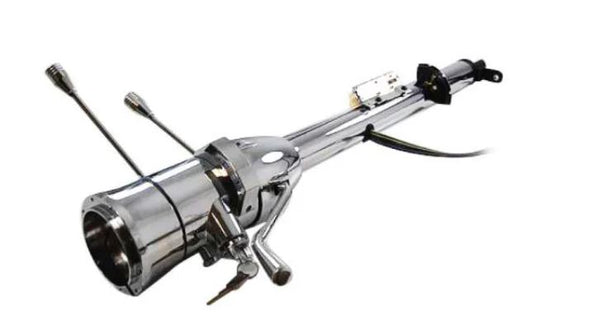 Racing Power Company R5650 28 inch steering column w/ignition column shift chrm
