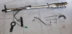 Racing Power Company R5654 CHROME STEERING COLUMN 9 HOLES AUTOMATIC 28 inch