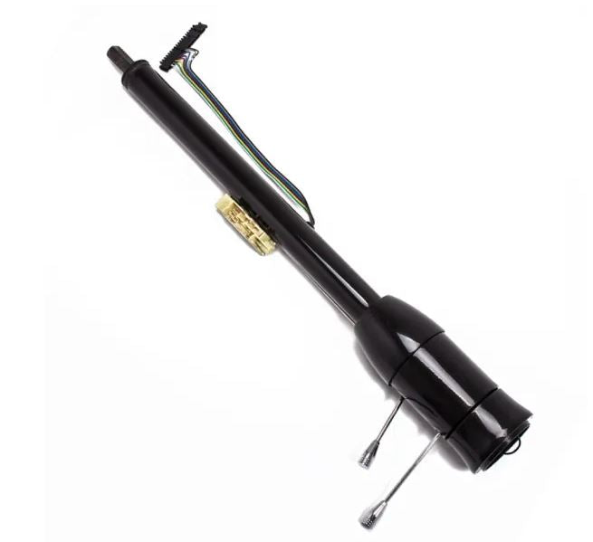 Racing Power Company R5656BK BLACK STEERING COLUMN 9 HOLES MANUAL 28 inch