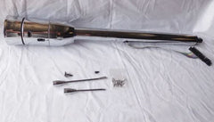 Racing Power Company R5666 CHROME STEERING COLUMN 9 HOLES MANUAL 30 inch