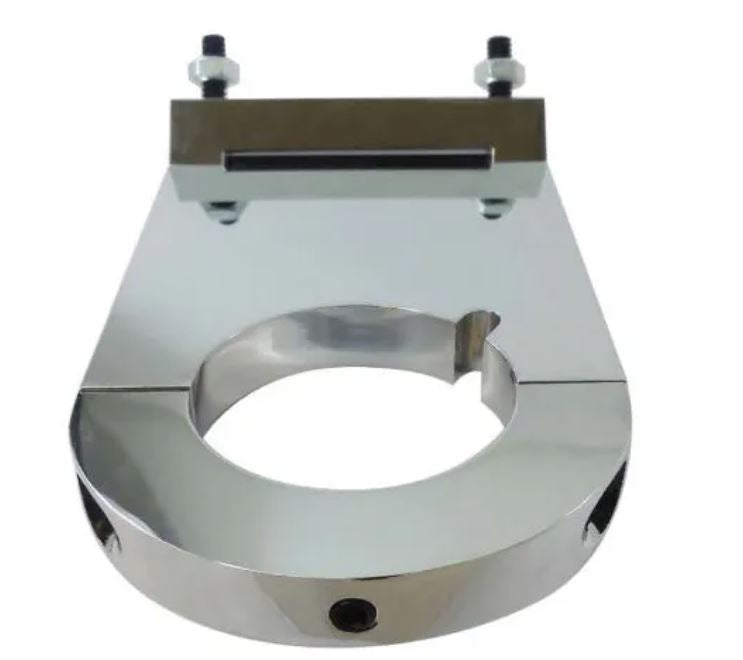 Racing Power Company R5686 Chrome alum steering column drop 2 x 4 1/2 inch