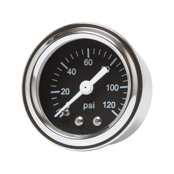 Racing Power Company R5705 1 1/2 inch gauge fuel pressure mechanical 0-120 psi