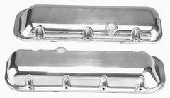 Racing Power Company R6231-2 Pol alum bbc valve cover - plain pr
