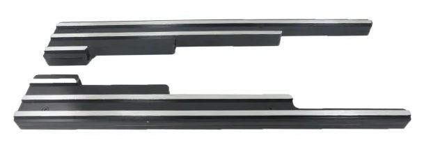 Racing Power Company R6238BK Black alum early wire loom 9.5mm finned