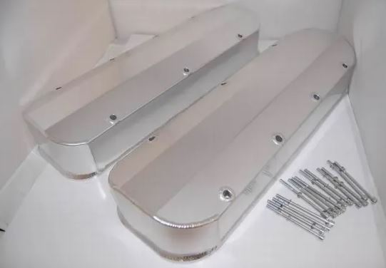 Racing Power Company R6244C Fab 1965-95 bb chevy v/c w/rails pr chrome