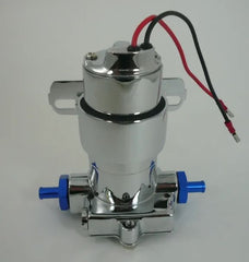 Racing Power Company R6254C 120 mph electric fuel pump blue fittings -