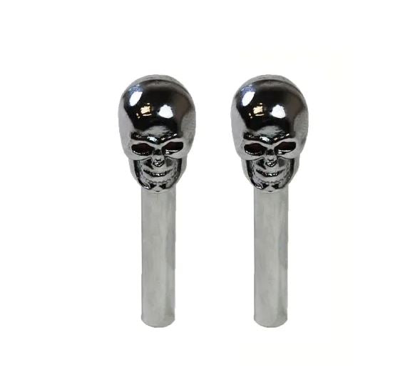 Racing Power Company R6275 SKULL DOOR LOCK KNOBS PR