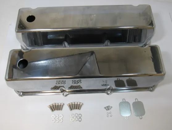 Racing Power Company R6288POL Bb ford 429-460 alum valve covers plain with