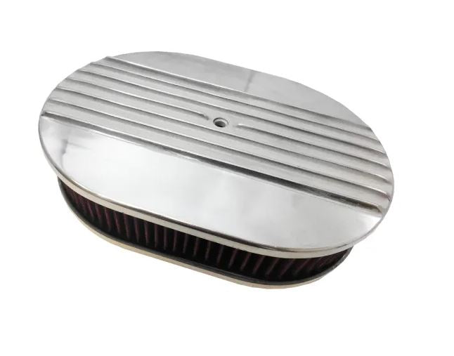Racing Power Company R6301 12 inch x 2 inch pol alum half finned a/c set washable e