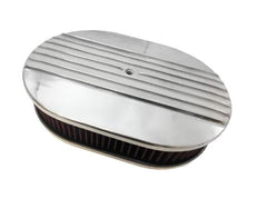 Racing Power Company R6301 12 inch x 2 inch pol alum half finned a/c set washable e