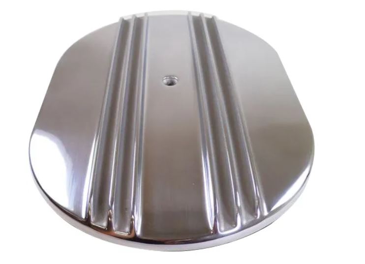 Racing Power Company R6310T POL ALUM 15 inch FINNED OVAL A/C TOP
