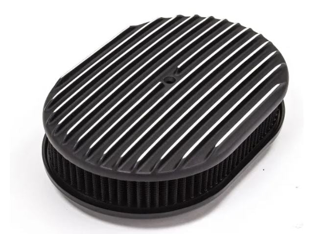 Racing Power Company R6318BK Alum 15x2 all finned a/c set black