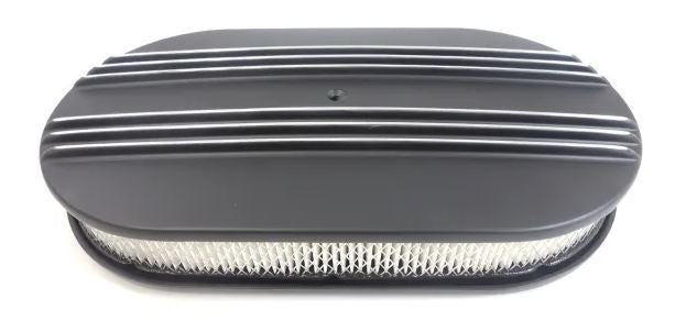Racing Power Company R6319BK Alum 15x2 all finned a/c set - black