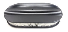 Racing Power Company R6319BK Alum 15x2 all finned a/c set - black