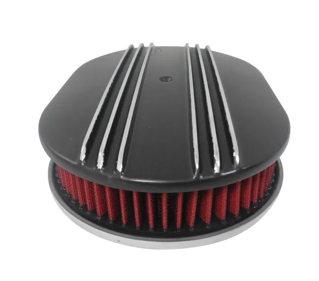 Racing Power Company R6321BK Alum 12x2 finned a/c set -black