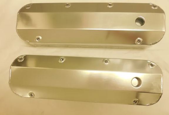 Racing Power Company R6358 Bb ford fab/alum valve cover-(long-bolt)style