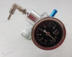 Racing Power Company R6454 ALUMINUM FUEL PRESSURE REGULATOR WITH GUAGE