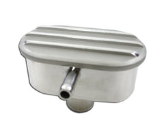 Racing Power Company R6504 OVAL PVC BREATHER FINNED SATIN STYL