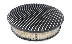 Racing Power Company R6708BK 14 x 3 full finned a/c set - black