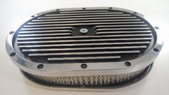 Racing Power Company R6712 12 x 2 inch oval paper element air cleaner set (a)