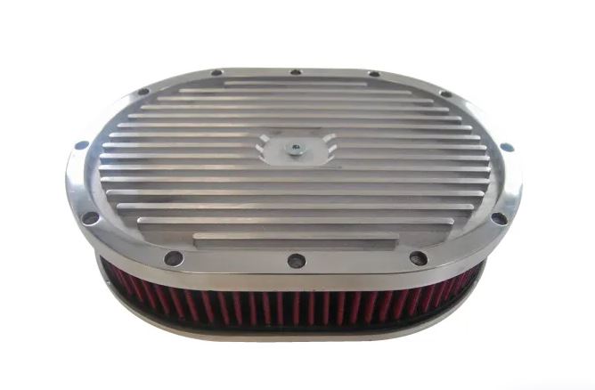 Racing Power Company R6713X 12 X 2 inch OVAL WASHABLE ELEMENT AIR CLEANER SET