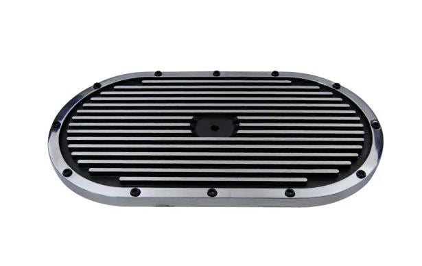 Racing Power Company R6715T 15 inch Oval Finned Air Cleaner Top