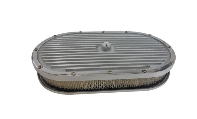 Racing Power Company R6715X 15 X 2 inch OVAL PAPER ELEMENT AIR CLEANER SET
