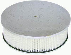 Racing Power Company R6932X Pol alum 14 inch x 4 inch round a/c set st