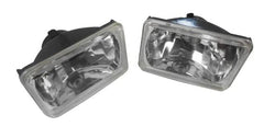 Racing Power Company R7435 SQUARE 6 X 4 HEADLIGHT WITH H4 BULB