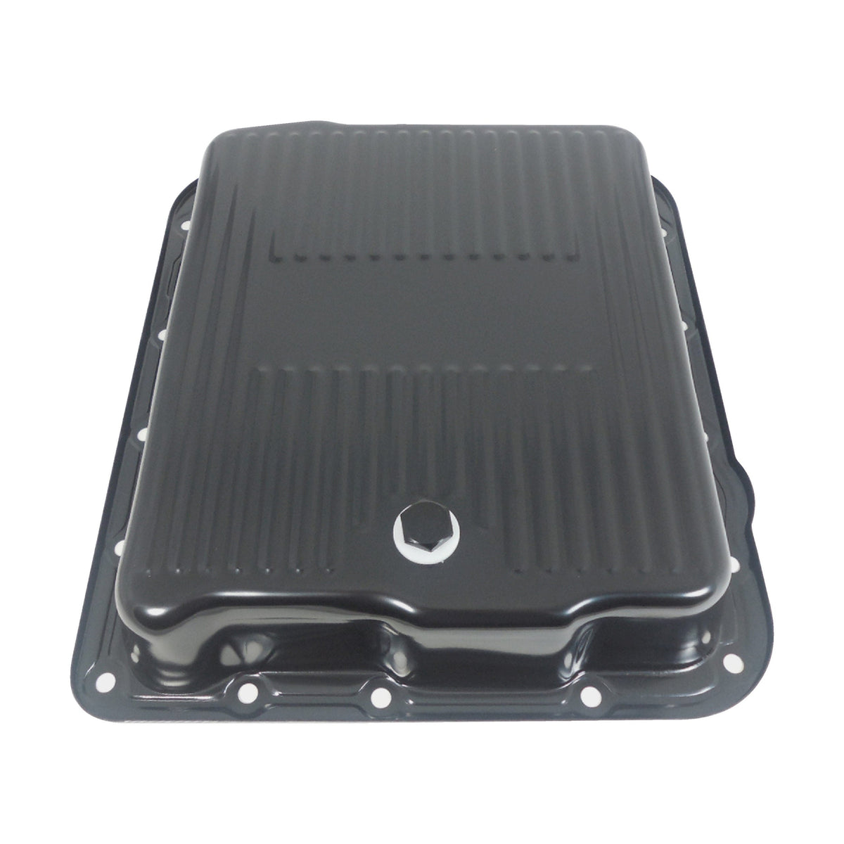 Racing Power Company R9712BK Transmission pan gm turbo 700r4 finned deep -bk