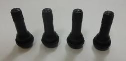 Racing Power Company R7955 1 1/4 inch VALVE STEM SHORT RUBBER 4 PC SET