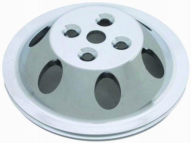 Racing Power Company R9478C Chrome alum sb single up pulley-swp ea