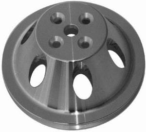 Racing Power Company R9478 Satin sbc single groove pulley ea