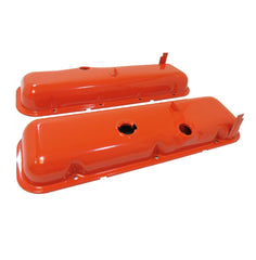 Racing Power Company R9503ORG Valve covers bbc 396-502 short - orange