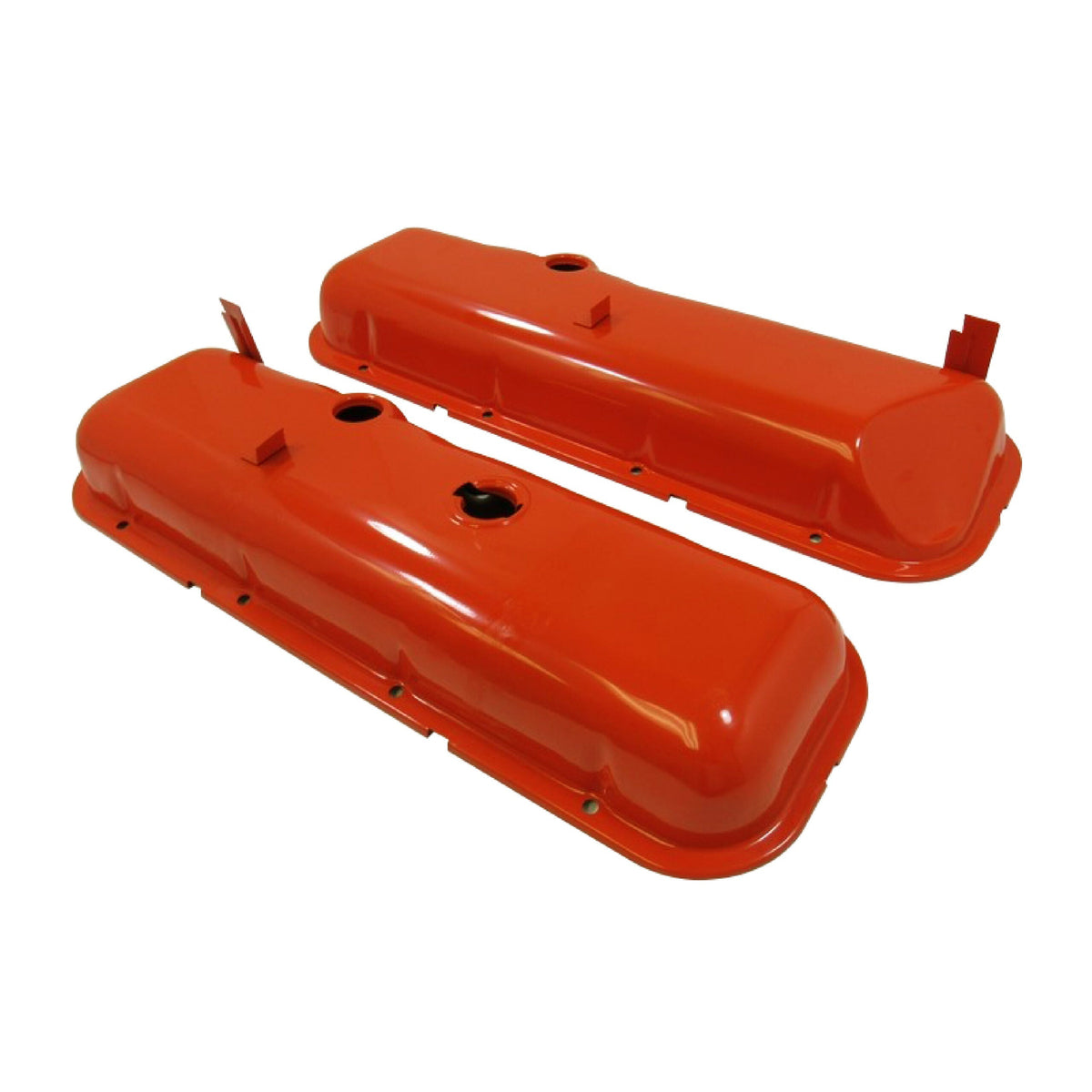 Racing Power Company R9504ORG Valve covers bbc short oem -orange