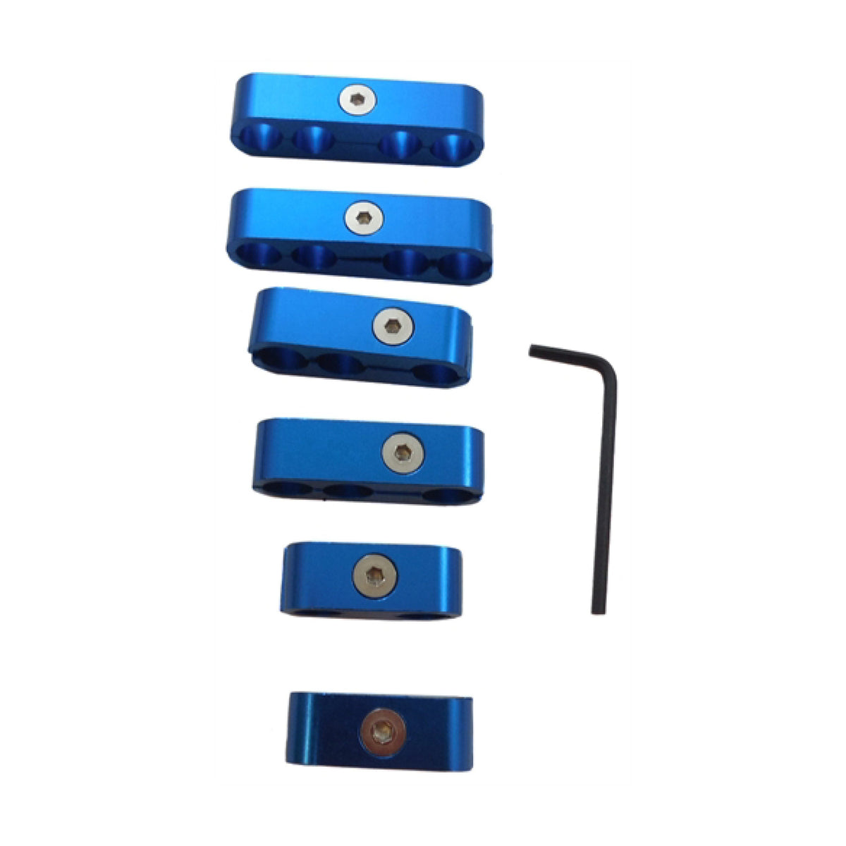 Racing Power Company R9570BLU Billet wire separators race style - blue