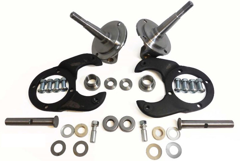 Racing Power Company R9803CKIT 1928-48 ford spindle kit w/king pins -chrome