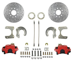 LEED Brakes RRC2001X Rear Disc Brake Kit - Mopar - Black - MaxGrip