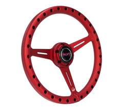 NRG Innovations ALUMINUM STEERING WHEELS - EXTRA LIGHT RED