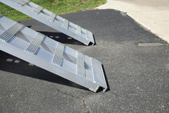 GEN-Y Hitch GH-102595 1 Pair Heavy Duty 8 foot Foldable Aluminum Loading Ramp 15in x 96in 3K Capacity