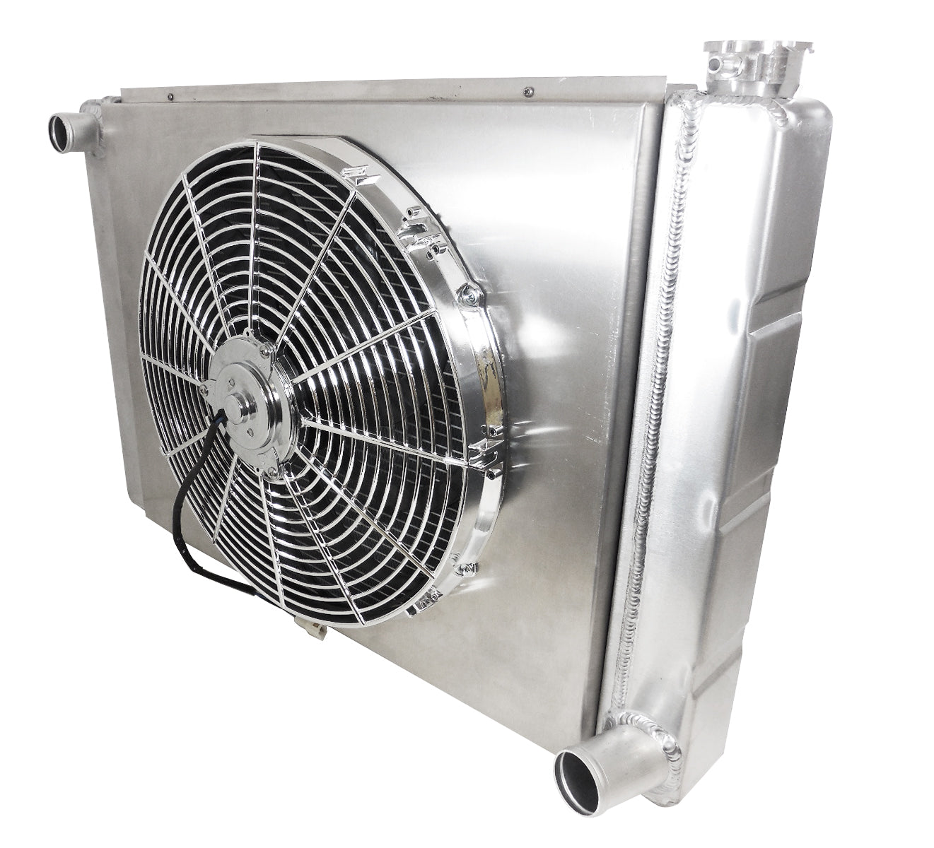 Racing Power Company R1053C Universal(single-pass)radiator and cooling fan