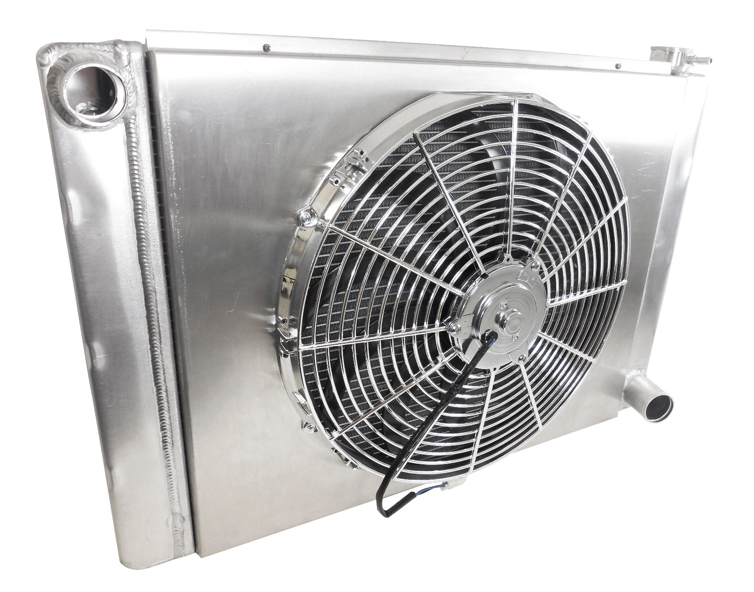 Racing Power Company R1054C Universal(single-pass)radiator and cooling fan
