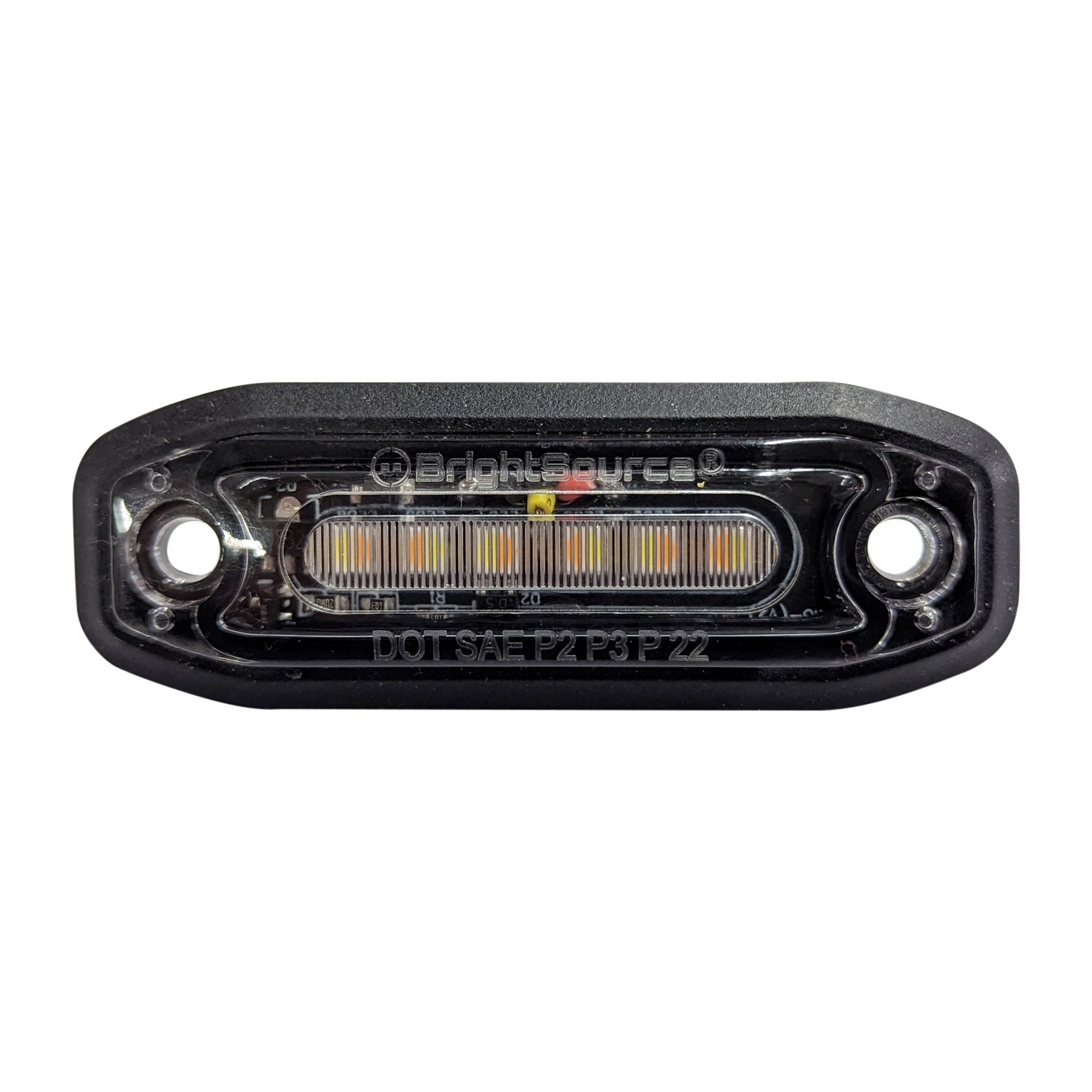 BrightSource Amber / White Raptor Style LED Marker Light - Single S1SMAW