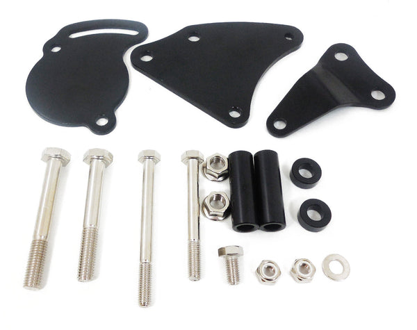 Racing Power Company R3727BK Sb chevy type ii power steering bracket kit