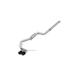 MBRP Exhaust 2013-2018 Ford Focus ST 2.0L EcoBoost T304 Stainless Steel 3 Inch Cat-Back Dual Center Outlet with Carbon Fiber Tips Race Profile MBRP S42013CF