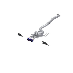 MBRP Exhaust 2023 Toyota Corolla GR 1.6L Armor Pro T304 Stainless Steel 3 Inch Cat-Back Dual Center Rear Exit with Burnt End Tips MBRP S43033BE