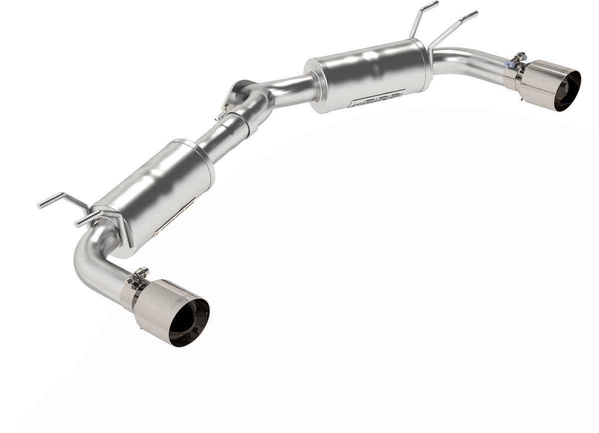 MBRP Exhaust 2019-2023 Mazda 3 Hatchback FWD/AWD 2.5/2.5T Armor Pro T304 Stainless Steel 2.5 Inch Axle-Back Dual Split Rear Street Profile MBRP S4450304